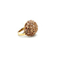 Pre-Owned 9ct Gold Bombe Style Ring