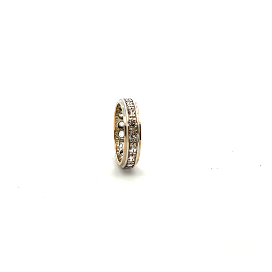 Pre-Owned Eternity Style Ring with Synthetic Spinel Size I