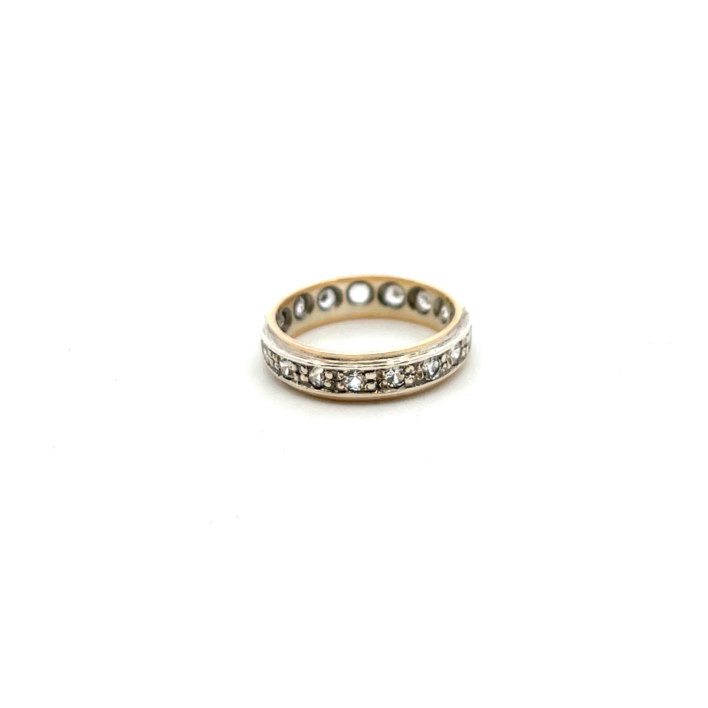 Pre-Owned Eternity Style Ring with Synthetic Spinel Size I