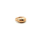 Pre-Owned 9ct Gold Rope Dome Design Dress Ring Sheffield 1984 Size M