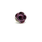 Pre-Owned Sterling Silver Purple Baccarat Flower Ring