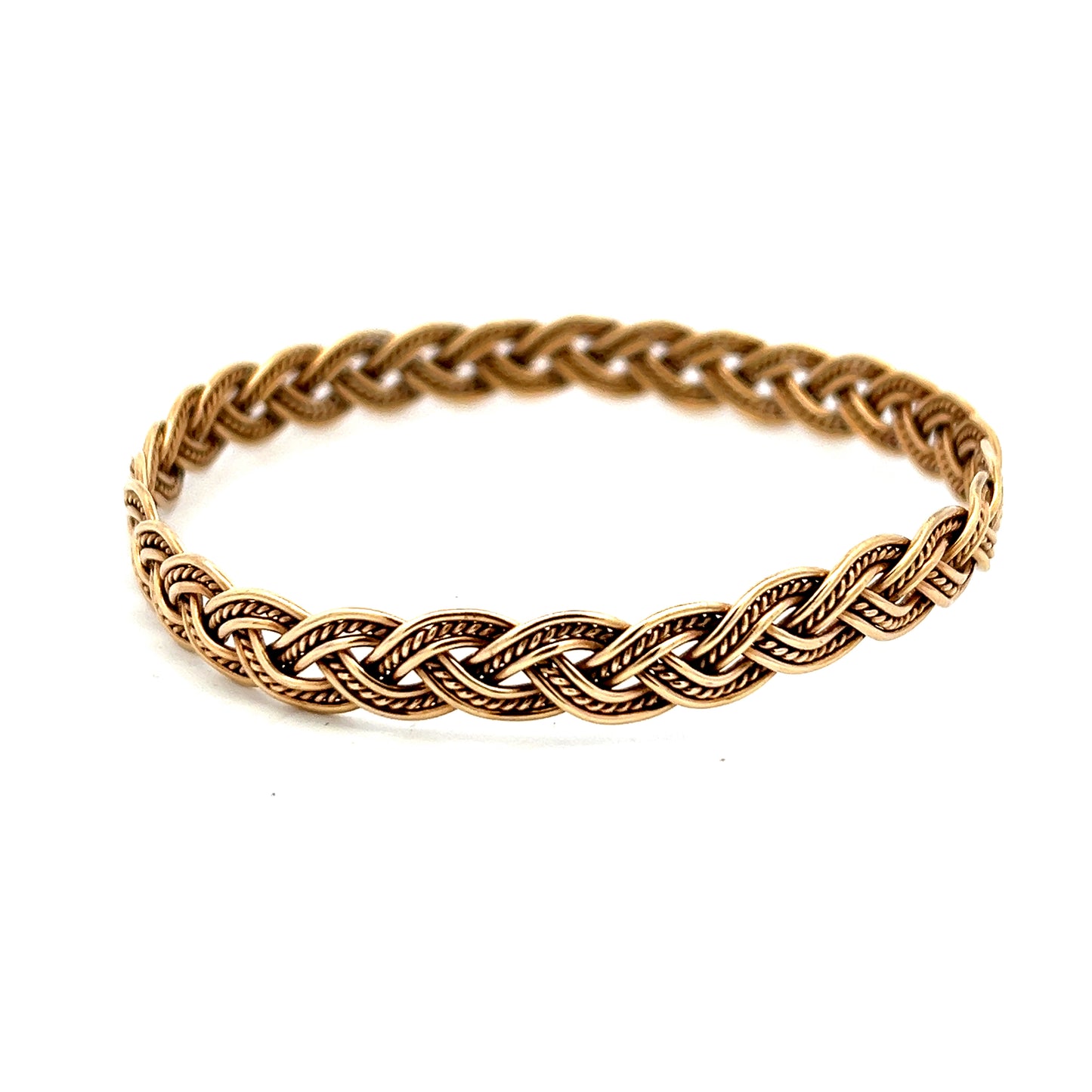 Pre-Owned Plait Wire Design Bangle