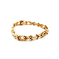 Pre-Owned 9ct Gold Decorative Hollow Link Bracelet