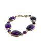 Pre-Owned Amethyst Bracelet Stamped 925