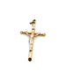 Pre-Owned 9ct Gold Tubular Crucifix Pendant