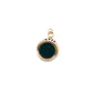 Pre-Owned 9ct Gold Swivel Bloodstone & Cornelian Fob Pendant