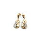 Pre-Owned 9ct Gold Diamond Infinity Drop Earrings