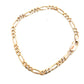 Pre-Owned 9ct Yellow Gold Fetter and 3 Links Bracelet