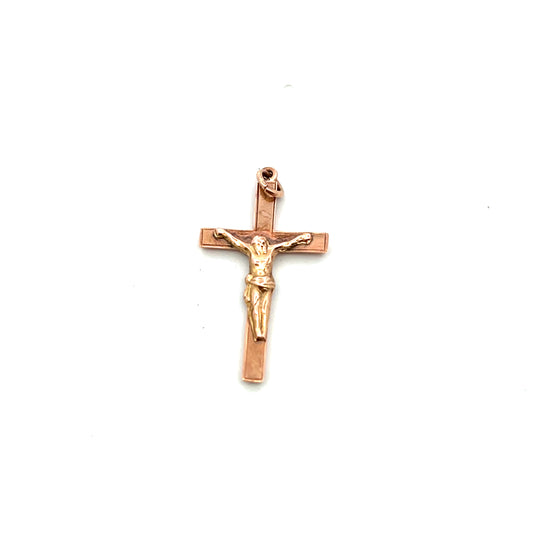 Pre-Owned Rose Metal Crucifix