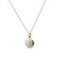 Pre-Owned Silver 13mm Round Childs Locket and Chain