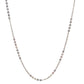 16" Platinum Diamond Cut Trace Chain