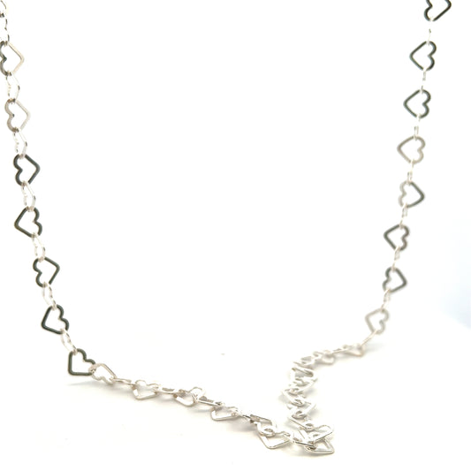 Pre-Owned 24" Open Hearts Necklace