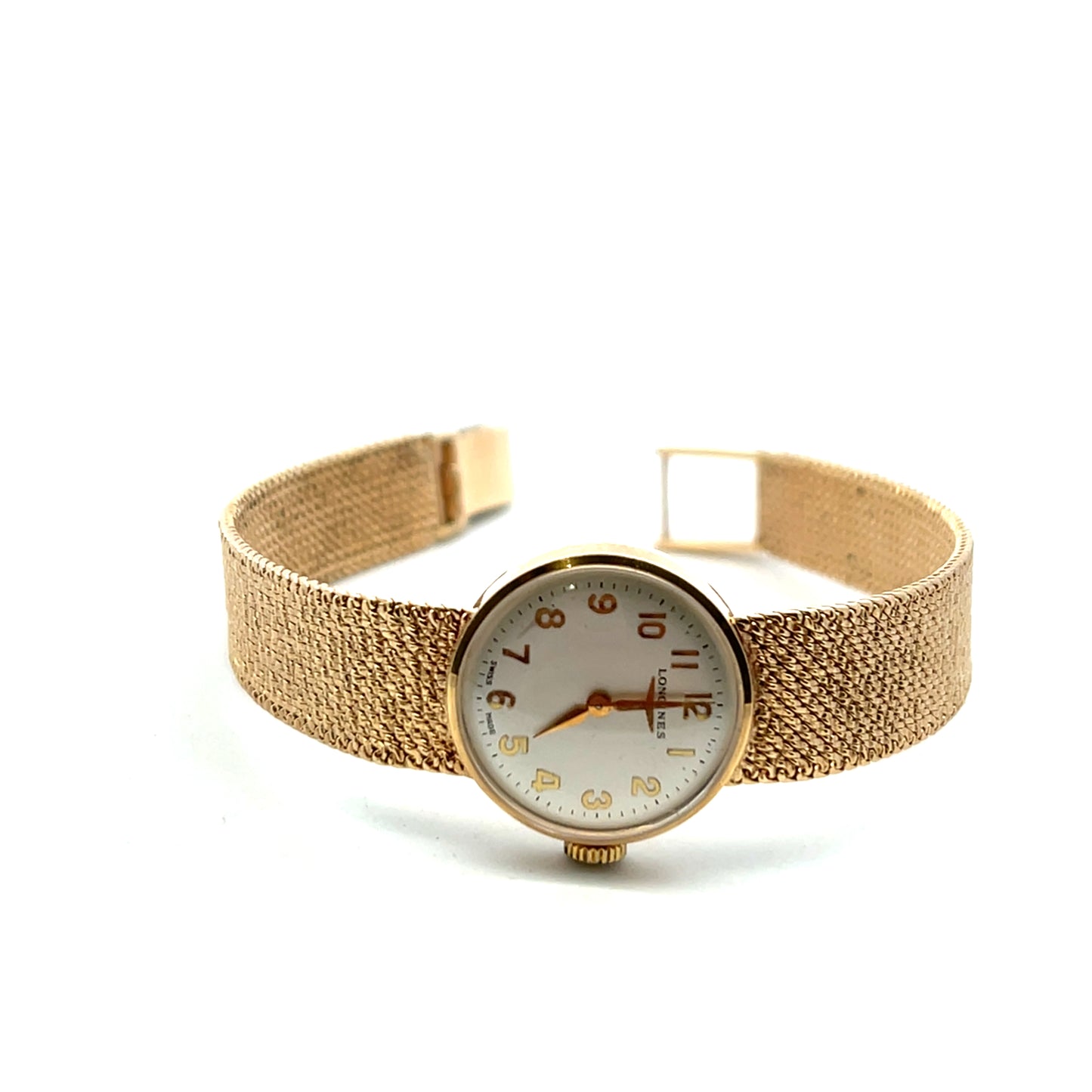 Pre-Owned 9ct Gold Longines Swiss Manual Movement Bracelet Watch