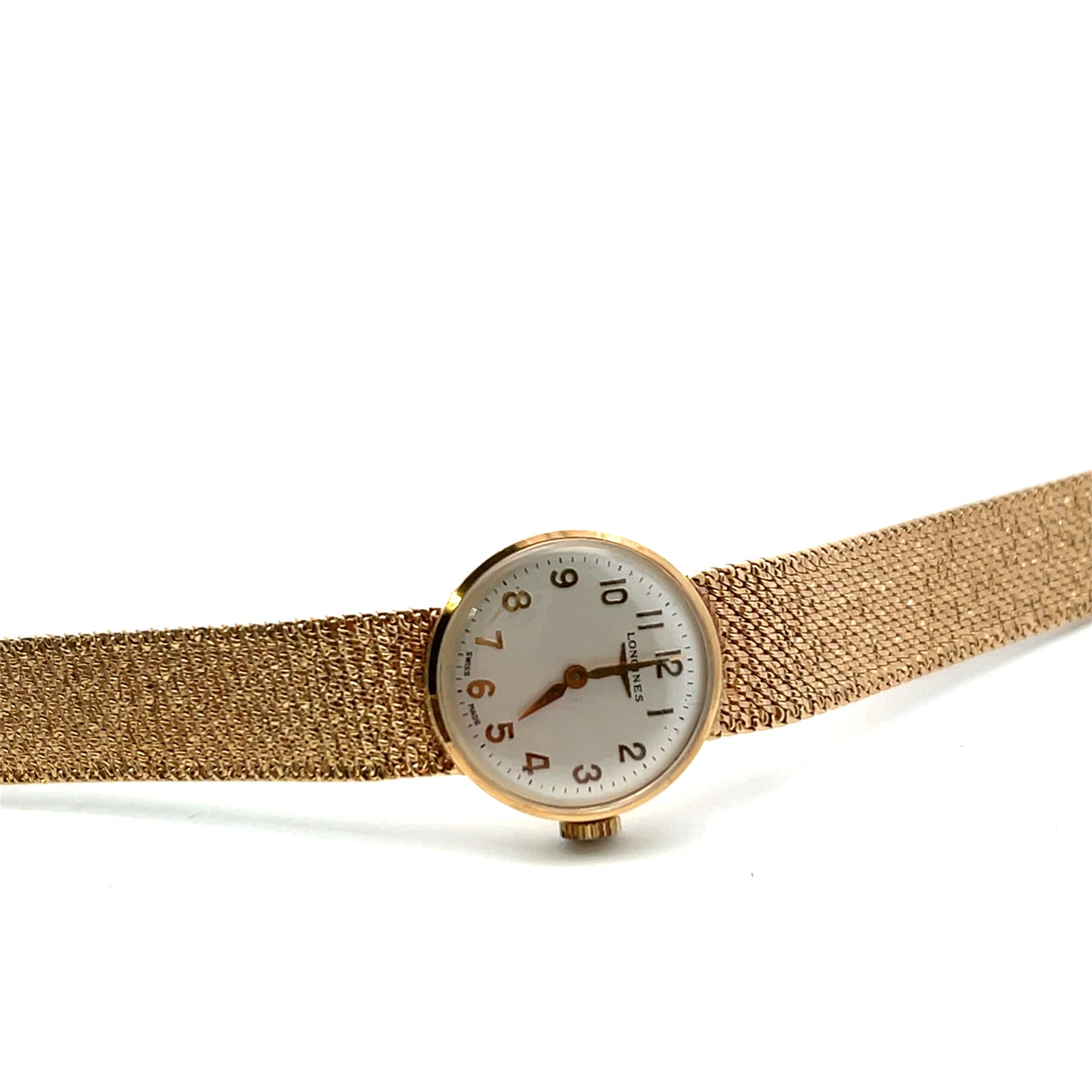 Pre-Owned 9ct Gold Longines Swiss Manual Movement Bracelet Watch