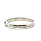Pre-Owned Silver Engraved Hollow Bangle Dated 1967