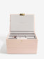 Stackers Classic Blush Champagne Gold Classic Stack of Three Jewellery Box