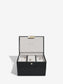 Stackers Black Mini Set of Two Layers Jewellery Box