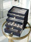 Stackers Classic Navy Drawer Set of Four Jewellery Storage
