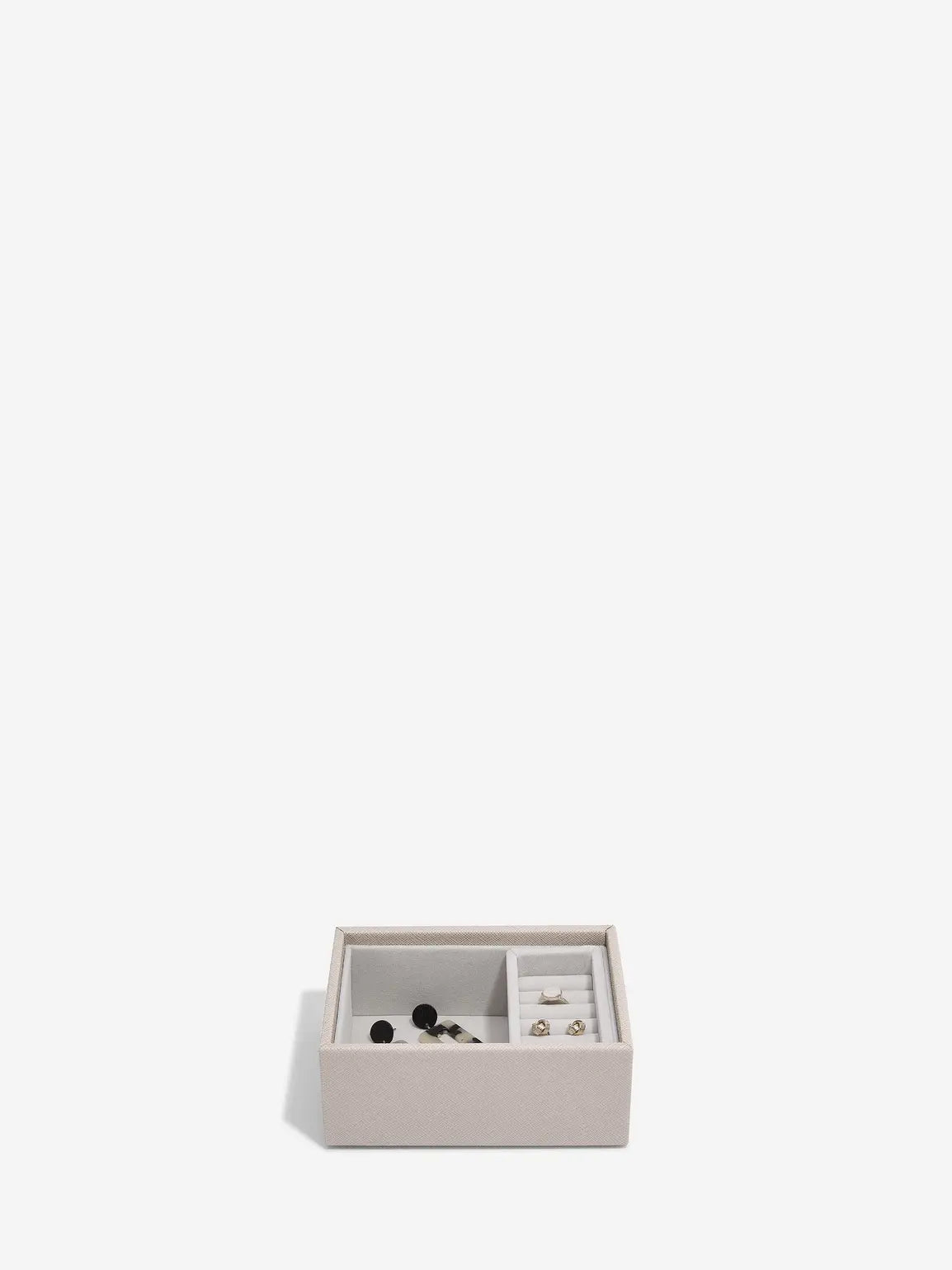 Stackers Micro Taupe Jewellery Box Set of 2