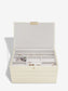Stackers Limited Edition Metallic Pearl Classic Set of Three Layers Jewellery Box