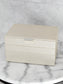 Stackers Limited Edition Metallic Pearl Classic Set of Three Layers Jewellery Box