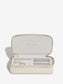 Stackers Linen Oatmeal Mid Zipped Travel Jewellery Box