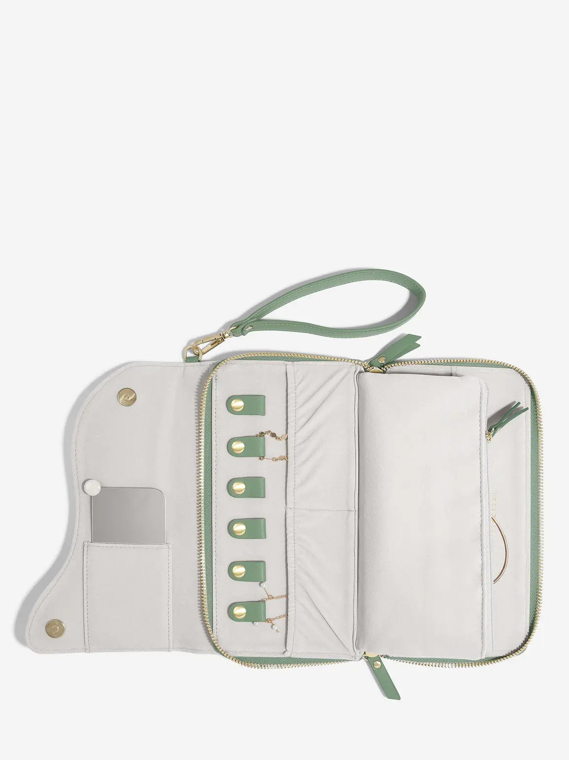 Stackers Seafoam Wave Green Jewellery Roll