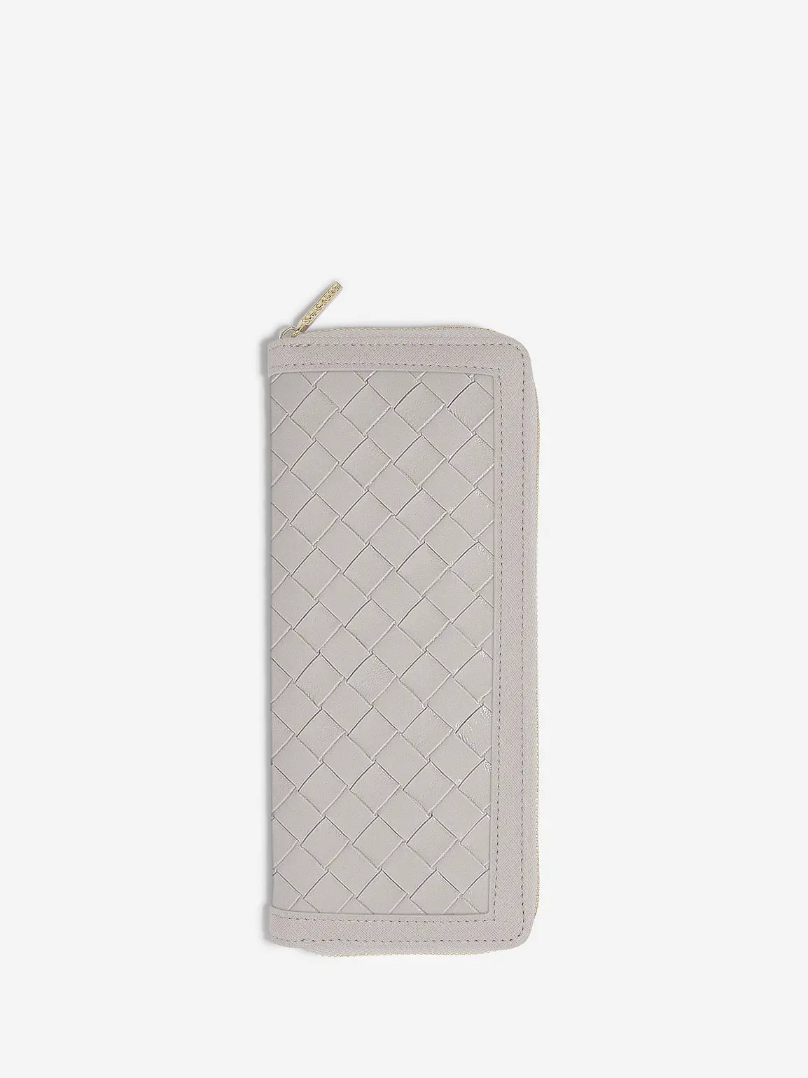 Stackers Taupe Woven Jewellery Roll