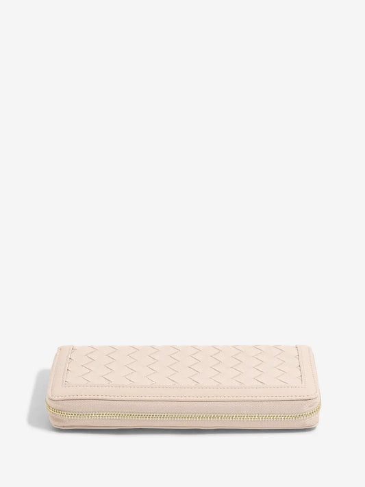 Stackers Blush Woven Jewellery Roll