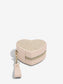 Stackers Blush Raffia Heart Jewellery Box