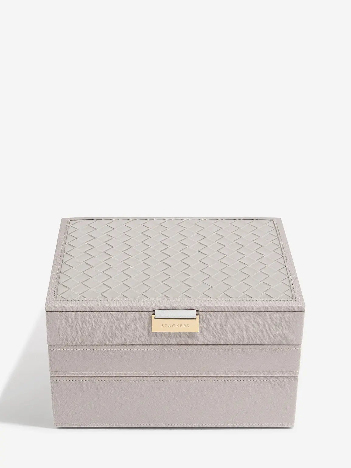 Stackers Classic Taupe 3 Layer Jewellery Box