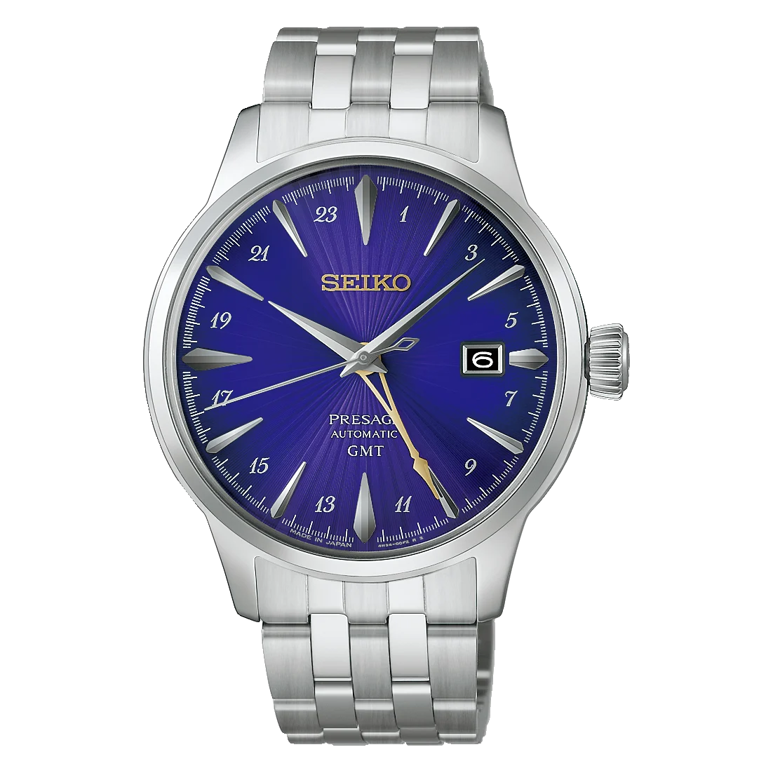 Seiko 145th Anniversary Presage Cocktail Time GMT Limited Edition Watch in Edo Purple HCB006J1