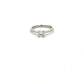 Platinum 0.52ct Laboratory Grown Diamond Brilliant Cut Ring Size M