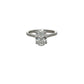 Platinum Laboratory Grown Diamond Oval Cut 2.03ct Ring Size M