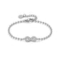 Nomination Soffio D'amore Stainless Steel Cubic Zirconia Infinity Bracelet 134000/024