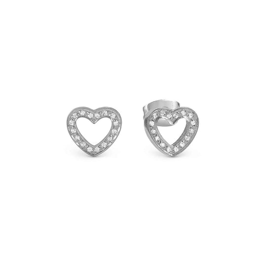 Nomination Soffio D'amore Stainless Steel Cubic Zirconia Heart Stud Earrings 134002/022