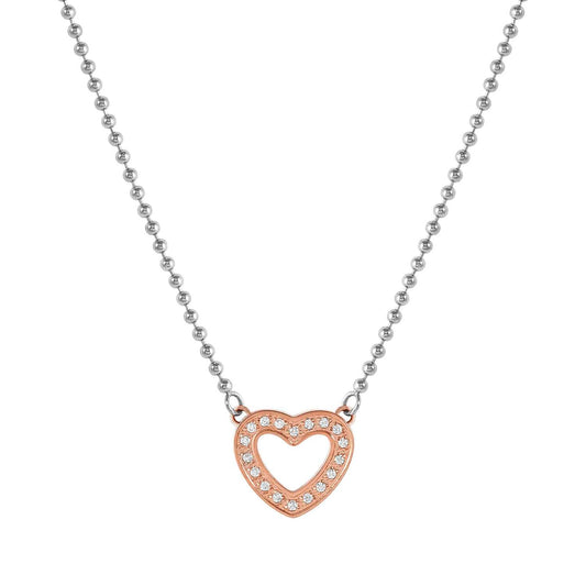 Nomination Soffio D'amore Stainless Steel Cubic Zirconia Heart Necklace 134004/022