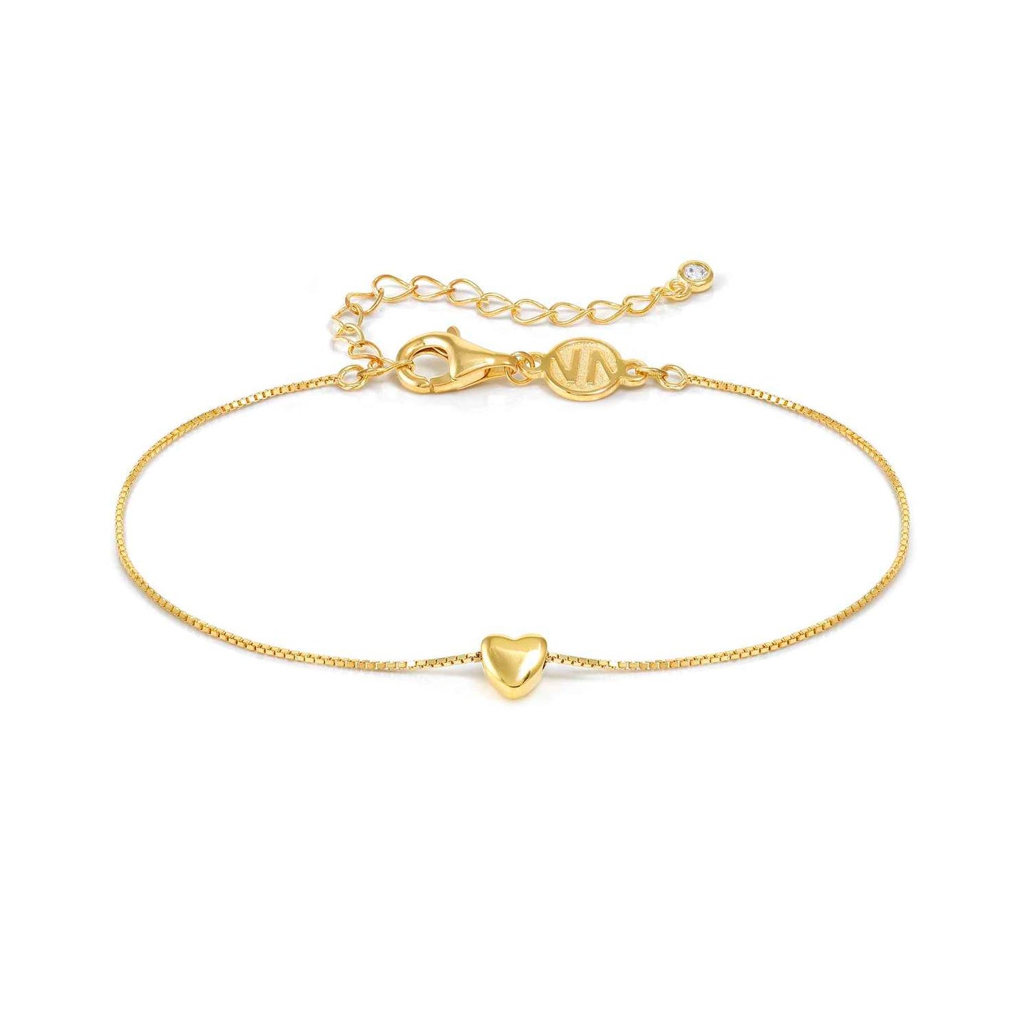 Nomination Armonica Yellow Gold Plated Heart Bracelet 241302/006