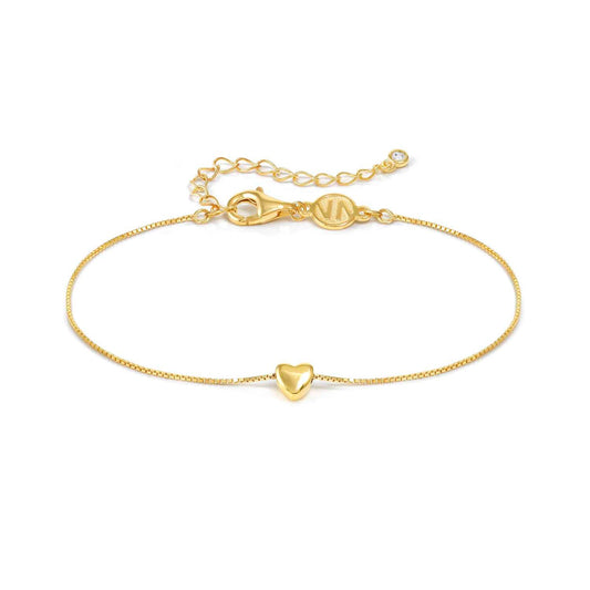 Nomination Armonica Yellow Gold Plated Heart Bracelet 241302/006