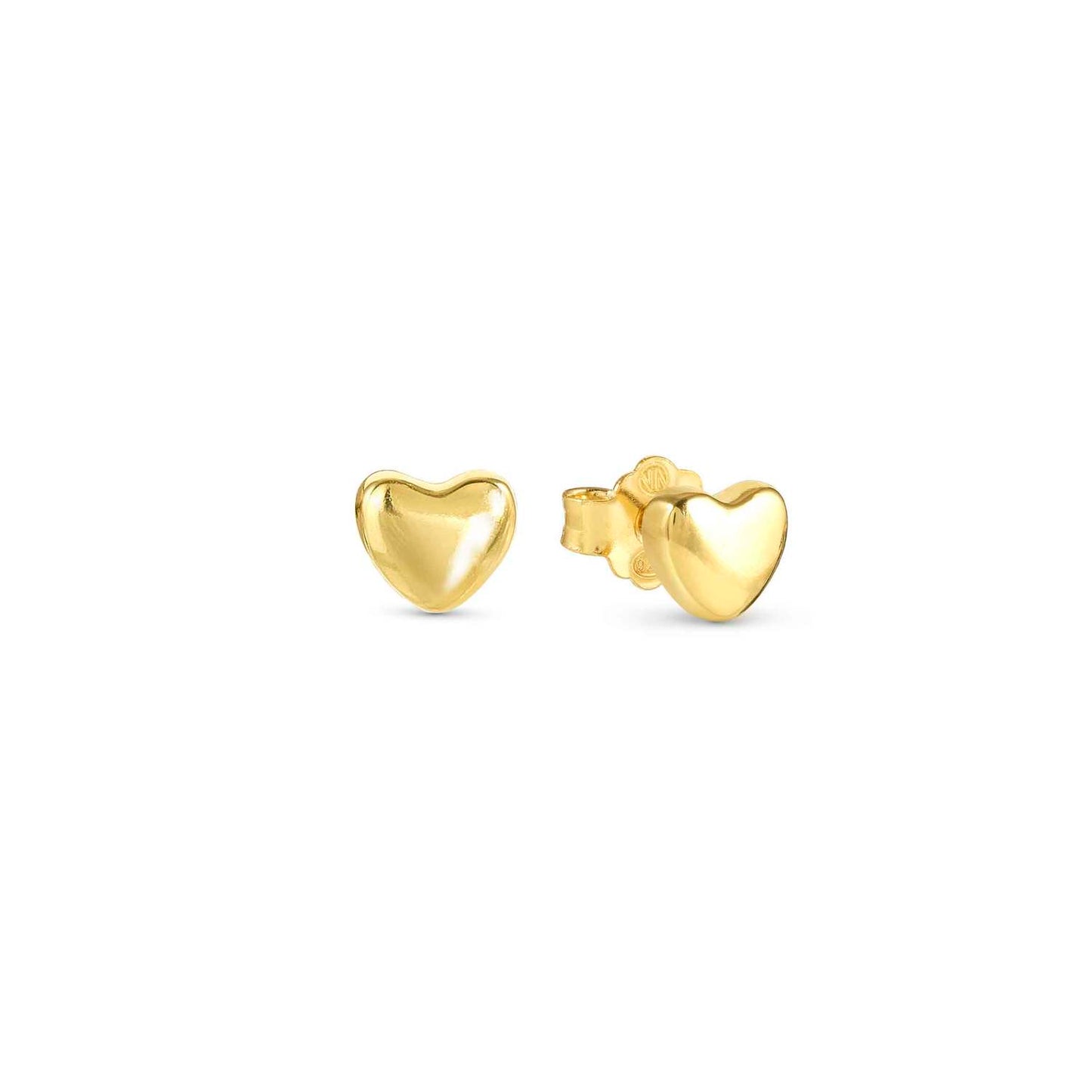 Nomination Armonica Yellow Gold Plated Heart Stud Earrings  241307/006