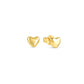 Nomination Armonica Yellow Gold Plated Heart Stud Earrings  241307/006