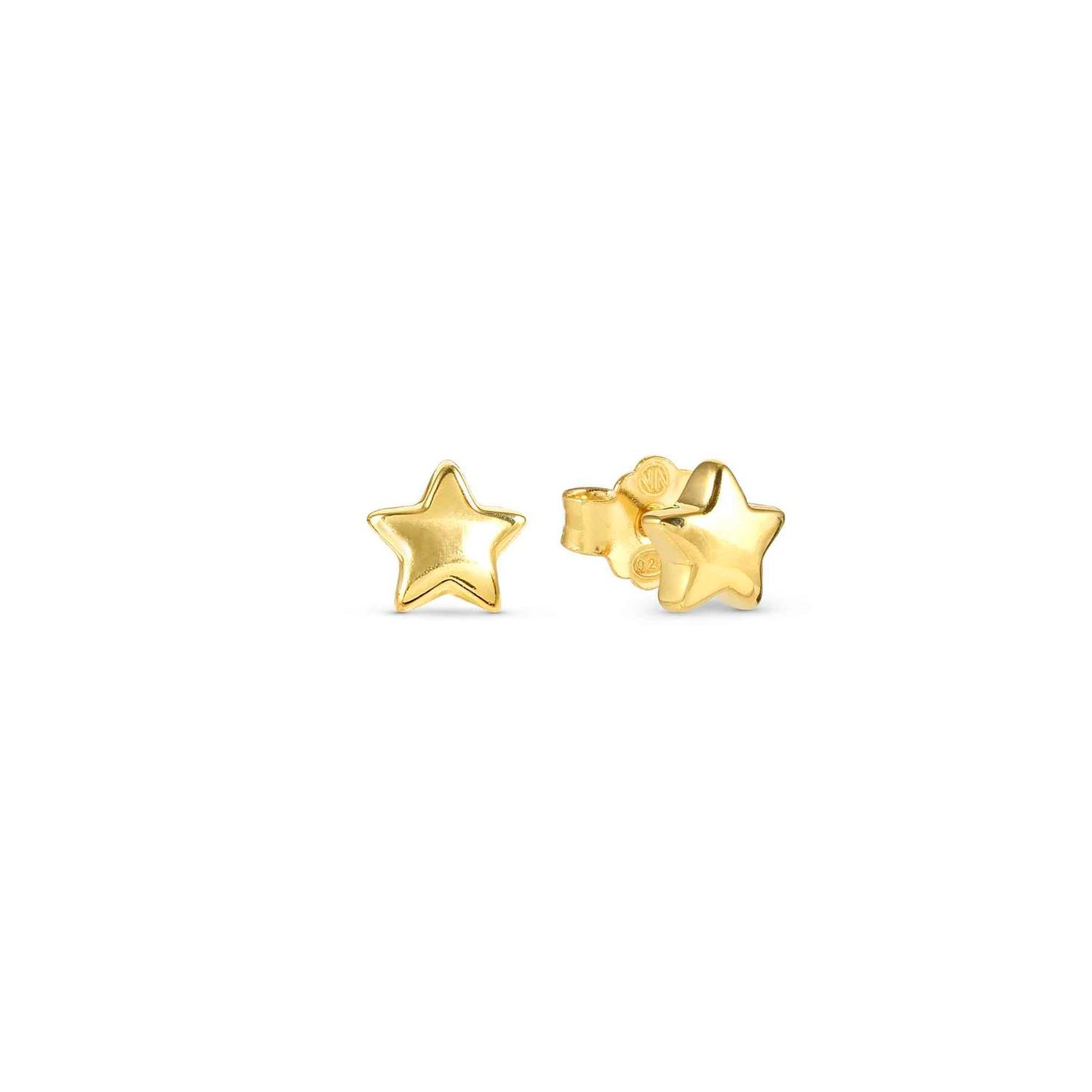 Nomination Armonica Yellow Gold Plated Star Stud Earrings 241307/009