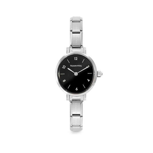 Nomination Time Oval Dial Black Watch 076038/012