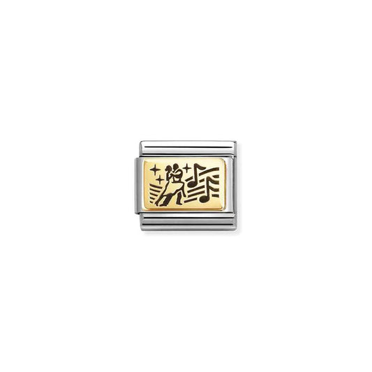 Nomination Composable Classic Gold Dancing Couple Charm 030166/68