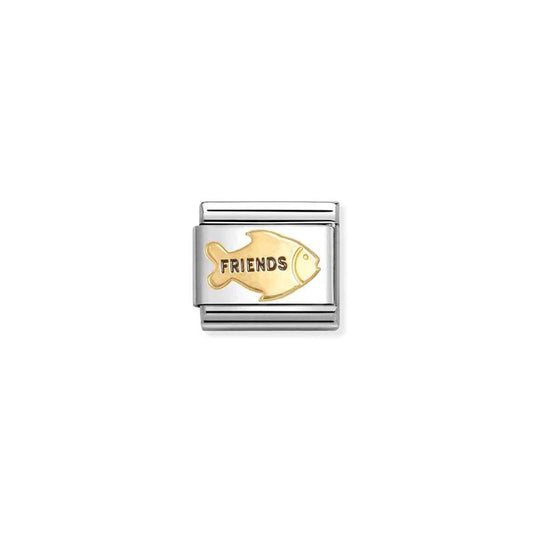 Nomination Composable Classic Gold Friends Fish Charm 030285/75