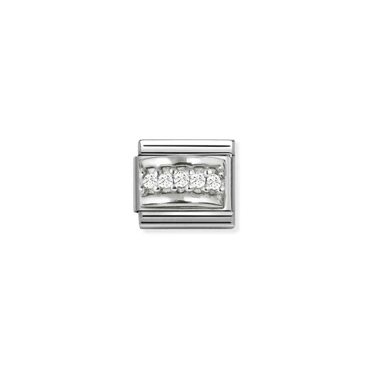 Nomination Composable Classic Cubic Zirconia Bar 330304/50
