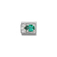Nomination Composable Classic Green and White Cubic Zirconia Charm 330329/03