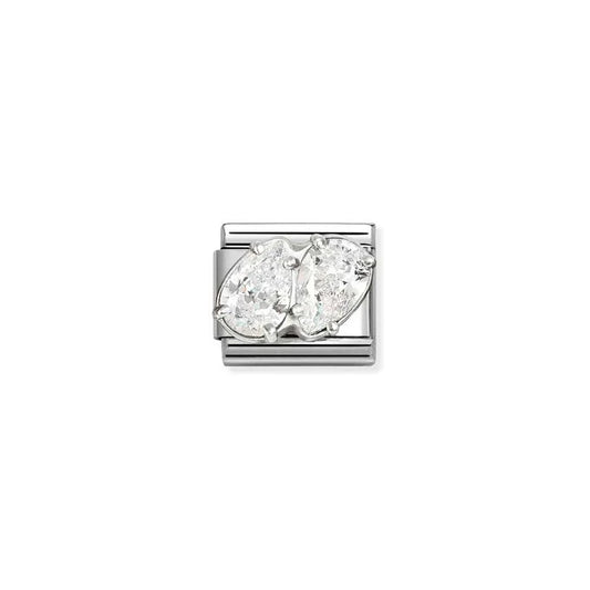 Nomination Composable Classic Pink Cubic Zirconia Teardrops Charm 330329/10