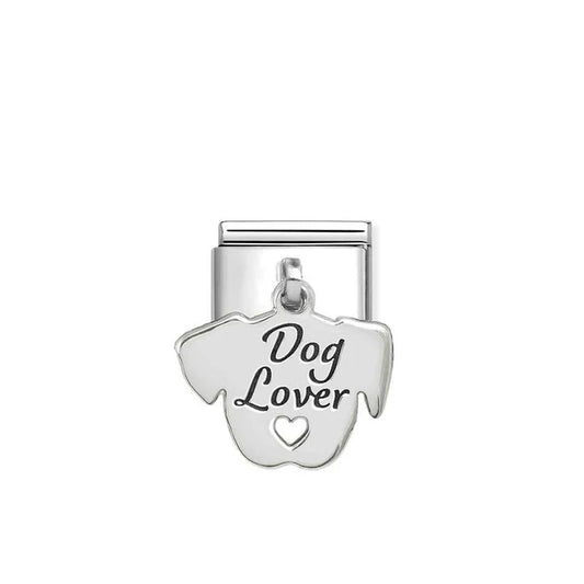 Nomination Composable Classic Dog Lover Dangly Charm 331811/13
