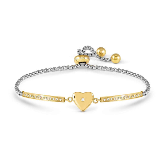 Nomination Milleluci Refined Yellow Gold Plated Heart Bracelet 028018/022